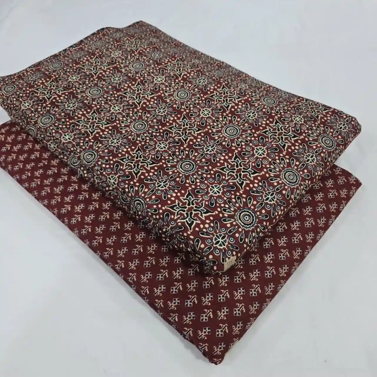 Ajrakh Print Cotton 60×60 — Design 2 wholesale fabric Sanganer Jaipur
