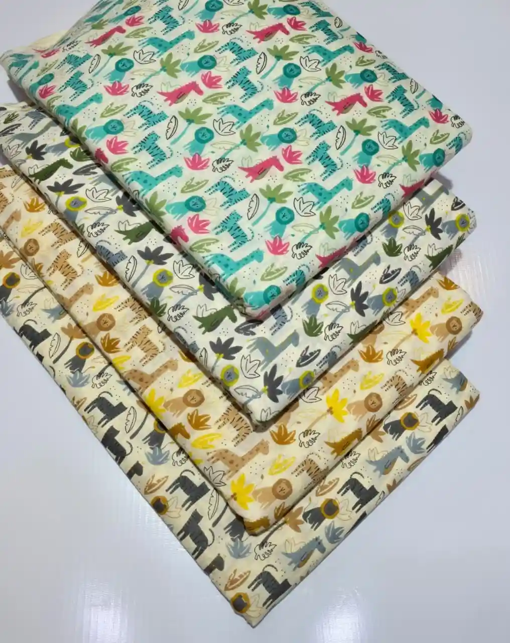 Kids Nursery Print Cotton 60×60 — Design 3 wholesale fabric Sanganer Jaipur