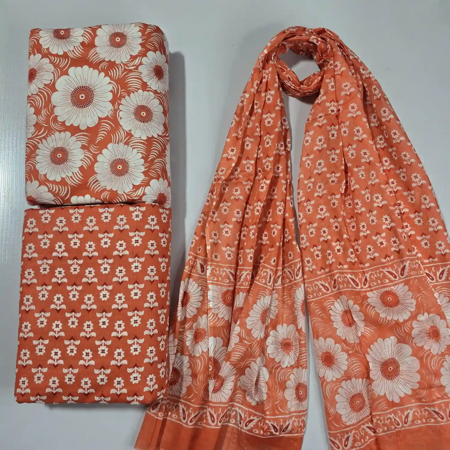 Floral Print Cotton 60×60 — Design 3 wholesale fabric Sanganer Jaipur