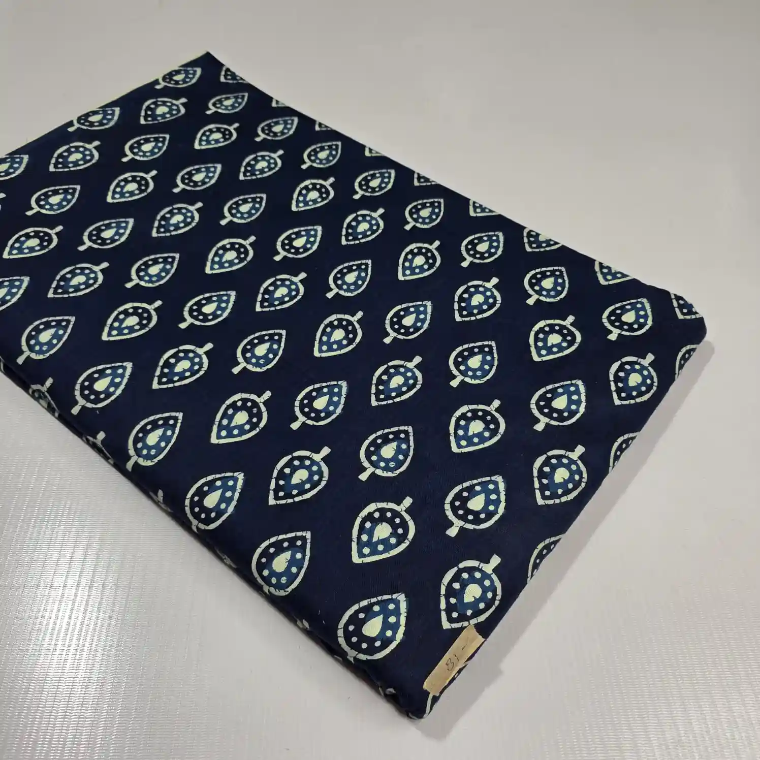 Indigo Print Cotton 60×60 — Design 3 wholesale fabric Sanganer Jaipur